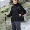 Pioneer Camp Women's Rain Jacket with Hood Waterproof Windbr...