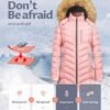 CREATMO US Women's Winter Hooded Coat Waterproof Warm Long P...