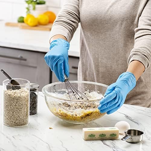 Comfy Package Synthetic Vinyl Blend Disposable Plastic Glove...