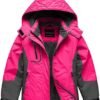 CREATMO US Girl's Waterproof Ski Jacket Warm Winter Snow Coa...