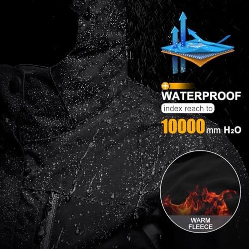 CAMEL CROWN Women's Waterproof Ski Jacket 3 in 1 Winter Coat...