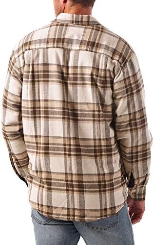 Wrangler Authentics Men's Long Sleeve Sherpa Lined Shirt Jac...