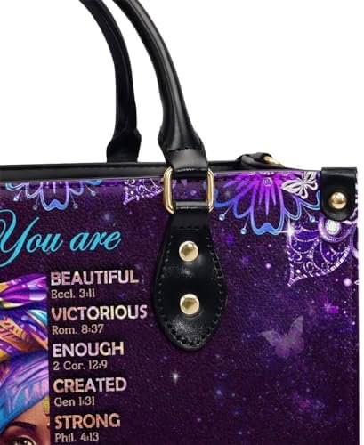 Leather Handbag For Black Women - Tote Bags For Women - Chri...
