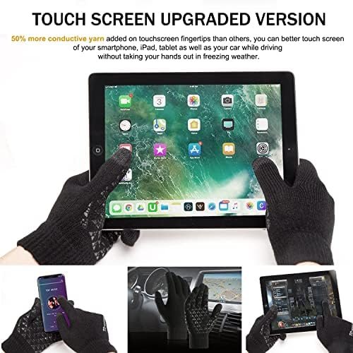 TRENDOUX Winter Gloves for Men Women - Upgraded Touch Screen...