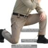 Ymosrh Men's Cargo Work Pants Casual Hiking Tactical Lightwe...