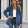 luvamia 2025 Spring Jean Jackets for Women Fashion Oversized...