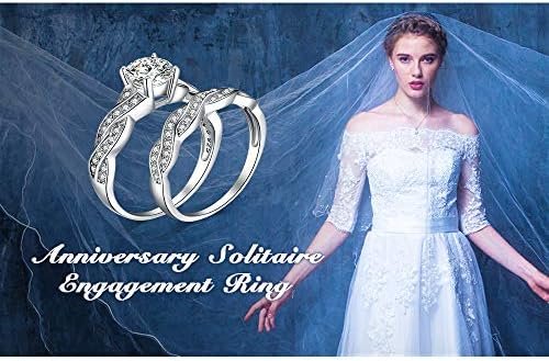 JewelryPalace Wedding Bands Engagement Rings for Women, 14K ...