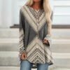 Bengbobar Western Sweatshirts for Women Native American Azte...