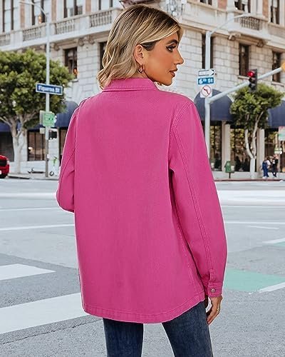 luvamia 2025 Spring Jean Jackets for Women Fashion Oversized...