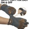 Vgo... 1-Pair Gardening Gloves Men, Safety Work Gloves, Punc...