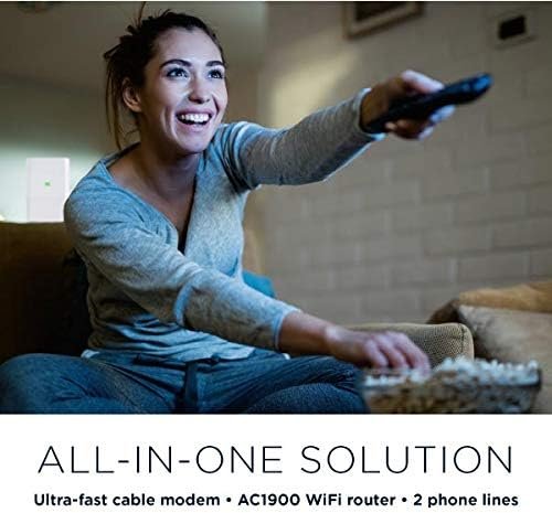 Motorola MT7711 (24X8) Cable Modem-Two Phone Ports Router, D...