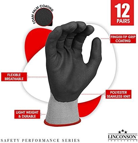 linconson 12 Pack Safety Performance Series Construction Mec...