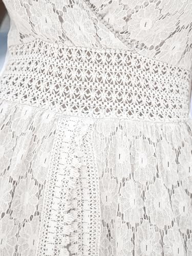 CUPSHE Women's Ruching Smocking Jumpsuit Summer Slip V Neck ...