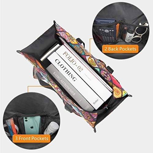 TOPDesign Utility Water Resistant Tote Bag with 13 Pockets, ...