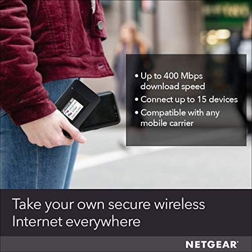 NETGEAR Mobile WiFi Hotspot | 4G LTE Router AC797-100NAS | 4...