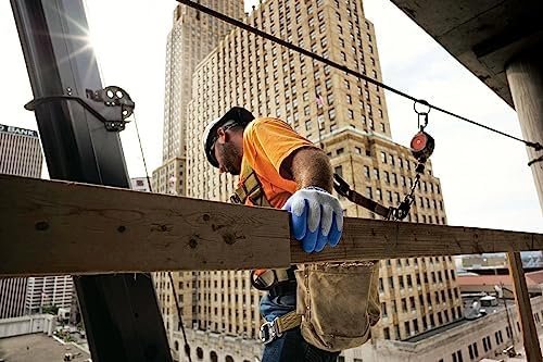 SHOWA Atlas 317 Natural Rubber Latex Hi-Vis Palm Coated Gene...