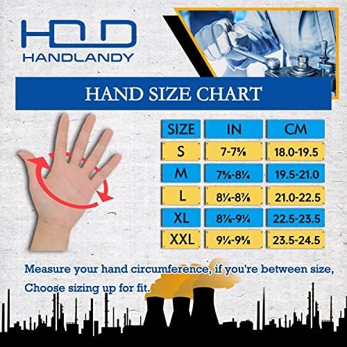 HANDLANDY Waterproof Work Gloves for Cold Weather, Insulated...
