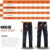 MS9 Men's Cargo Active Outdoor Casual Tactical Work Pants Tr...