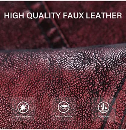 Bellivera Women's Faux Leather Casual Jacket 2025 Spring Tre...