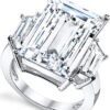 9 Carats Sterling Silver 925 Kim Kardashian Engagement Weddi...