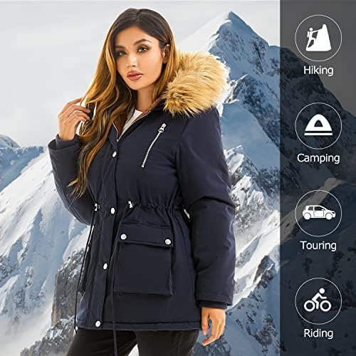 Garemcy Womens Winter Water-reprllent Coat Thicken Puffer Ja...