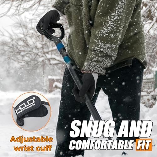 HANDLANDY Waterproof Work Gloves for Cold Weather, Insulated...