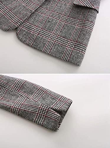 ebossy Women's Notch Lapel 2 Button Boyfriend Blazer Suit Ho...