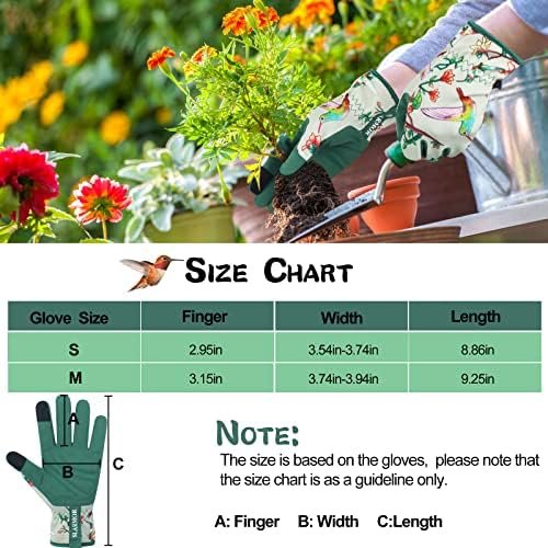Leather-Gardening-Gloves for Women -Thorn-Proof Work-Gloves ...