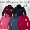 INK STITCH Women L217 Custom Stitching Embroidery Fleece Jac...