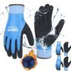HANDLANDY Waterproof Work Gloves for Cold Weather, Insulated...