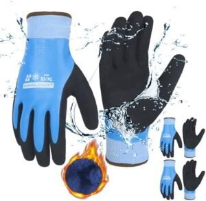 HANDLANDY Waterproof Work Gloves for Cold Weather, Insulated... HANDLANDY Waterproof Work Gloves for Cold Weather, Insulated...