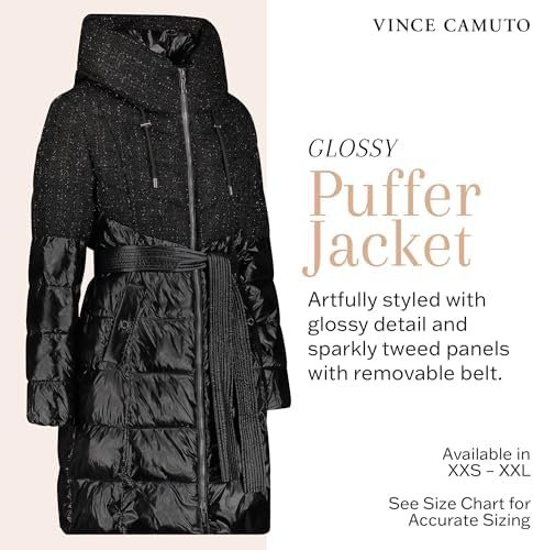 Vince Camuto Winter Coats Women, Long Puffer Coat, Womens Wi...