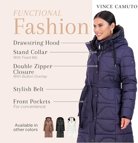 Long Puffer Coat Women, Long Coat Women Winter, Women's Coat...