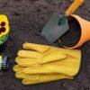 Patelai Garden Gloves Leather Gardening Gloves Thorn and Cut...