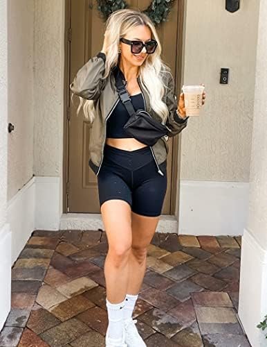 Zeagoo Women's Bomber Jacket Casual Coat Zip Up Outerwear Wi...