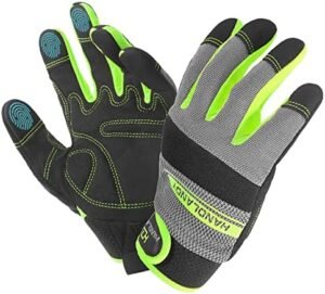 HANDLANDY Work Gloves for Men & Women, Utility Mechanic Work... HANDLANDY Work Gloves for Men & Women, Utility Mechanic Work...