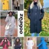 Zeagoo Womens Waterproof Raincoat Lightweight Rain Jacket Wo...