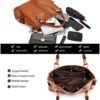 Kattee Soft Women Genuine Leather Purses and Handbags Satche...