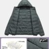 Chrisuno Women's Plus Size Lightweight Puffer Jacket Packabl...