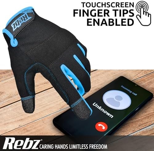 Rebz Work Gloves Premium work gloves men|Safety work gloves ...