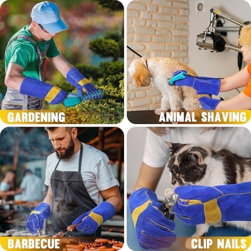 HLDD HANDLANDY Animal Handling Gloves, Bite Proof for Dog Tr...