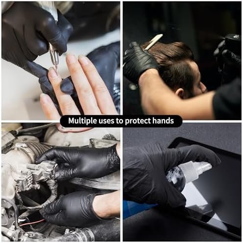 PEIPU Vinyl Disposable Gloves,Powder Free,Cleaning Service G...