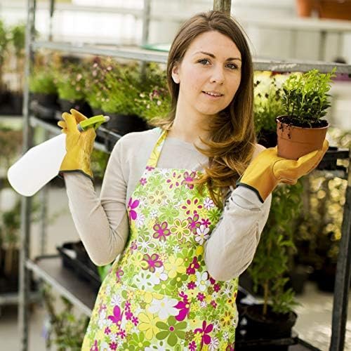 Patelai Garden Gloves Leather Gardening Gloves Thorn and Cut...