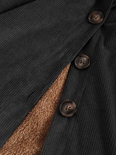 ZAFUL Women's Corduroy Loose Jacket Vintage Raglan Sleeve Ca...