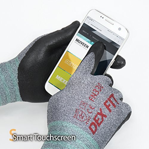DEX FIT Nitrile Coated Work Gloves FN330-3D-Comfort Stretchy...