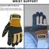 Thin Work Gloves for Men Women, Synthetic Leather Working Gl...