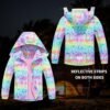 MGEOY Boys Girls Rain Jacket Lightweight Waterproof Hooded F...