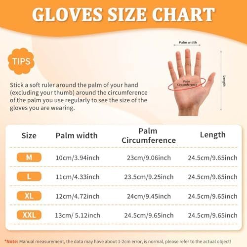 Safety Work Gloves for Men&Women Rubber Coated Dotted Grip N...