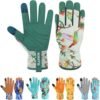 Leather-Gardening-Gloves for Women -Thorn-Proof Work-Gloves ...