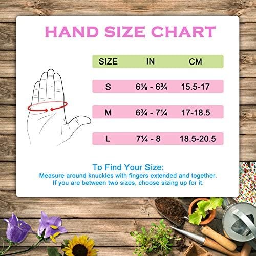 HLDD HANDLANDY Pigskin Leather Women Gardening Gloves, Stret...